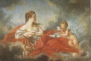 Francois Boucher The Muse Clio Norge oil painting reproduction